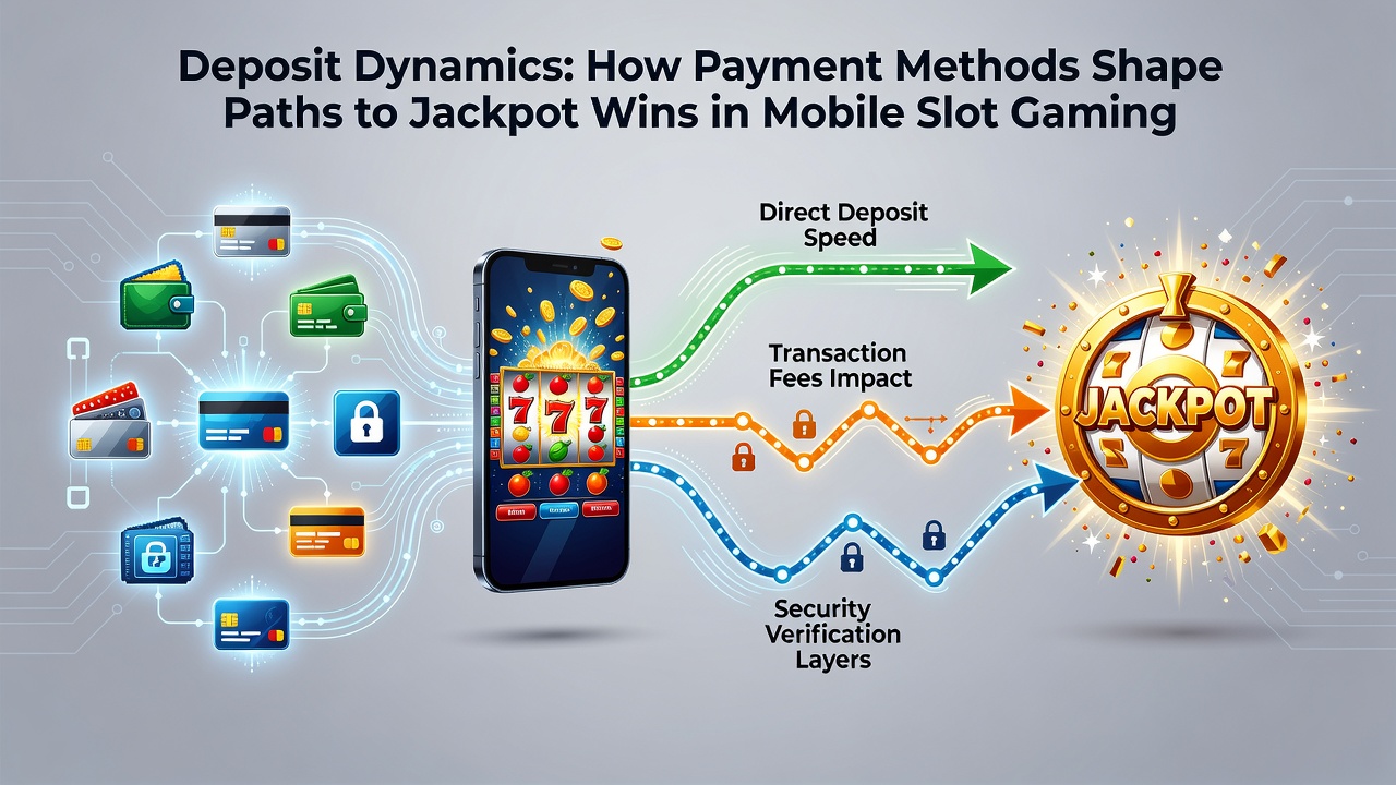 Close-up of a mobile screen displaying a successful deposit confirmation screen next to an active slot reel with jackpot symbols
