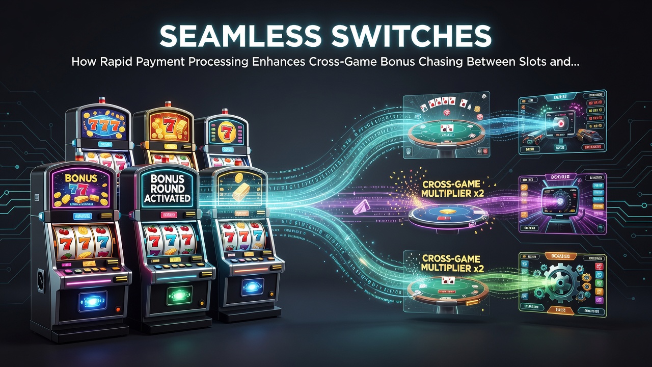 Close-up view of a mobile interface displaying instant fund transfers between slot and live table sections