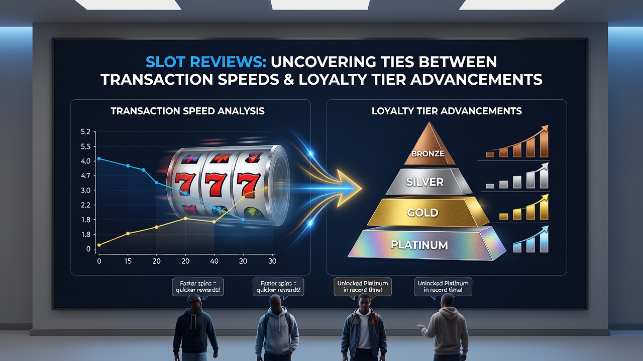 Comparative chart from slot reviews illustrating loyalty tier timelines based on varying transaction speeds