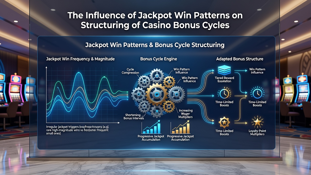 Detailed view of slot bonus cycle graphs overlaid on jackpot payout timelines