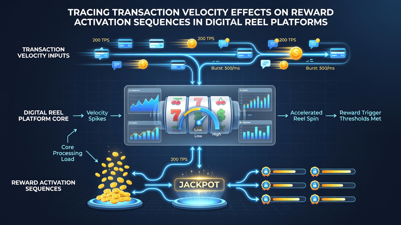 Analytics dashboard displaying transaction velocity metrics alongside reward activation timelines